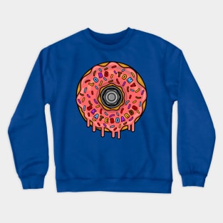 DONUT SKATEBOARD WHEEL by Lobo Tomy Crewneck Sweatshirt